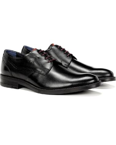 Chaussures pour Homme FLUCHOS  F1626 ZAPATOS CON CORDONES DE HOMBRE PIEL NEGRO NEGRO