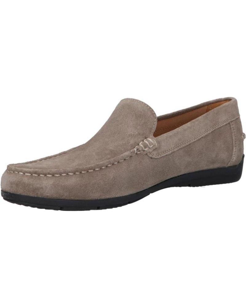 Zapatos De Hombre GEOX MOCASIN SERRAJE GRIS C1018 DOVE GREY