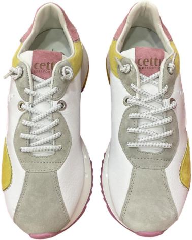 Esportes  de Mulher CETTI  ZAPATILLAS MULTICOLOR CASUAL ANTE KLIN BLANCO BLANCO