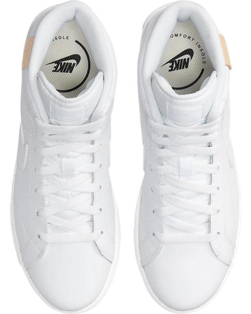 Moccasins De Mujer NIKE ZAPATILLAS COURT ROYALE MID CT1725-100