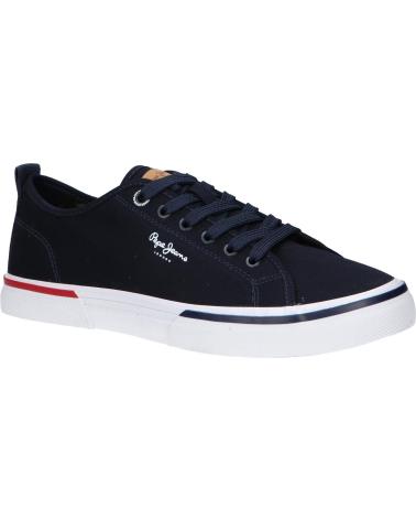 Zapatillas deporte PEPE JEANS  de Hombre ZAPATILLAS LONA PMS30811 MARINO  AZUL