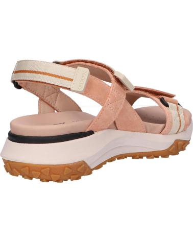 Sandalen für Damen GEOX D35TBB 02011 D SORAPISGRIP C8155 PEACH-BEIGE