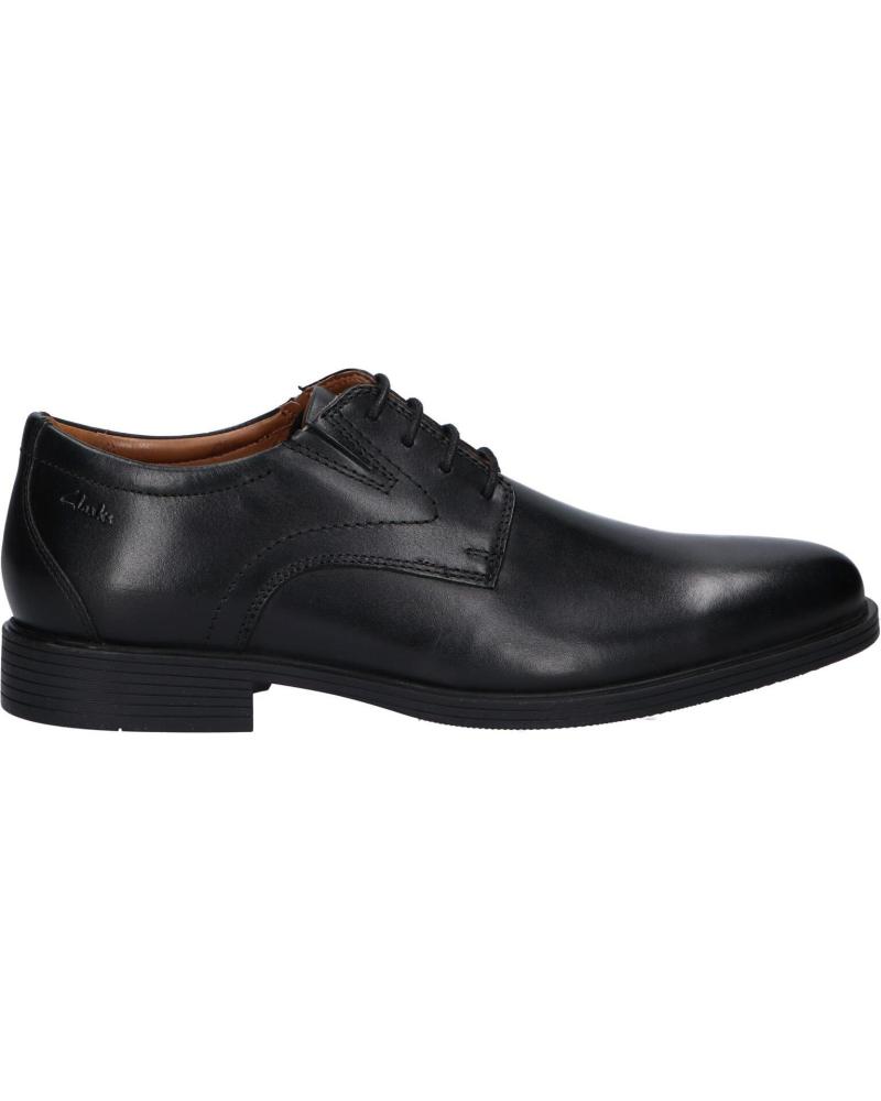Chaussures CLARKS  pour Homme 26152918 WHIDDON PLAIN  BLACK LEATHER