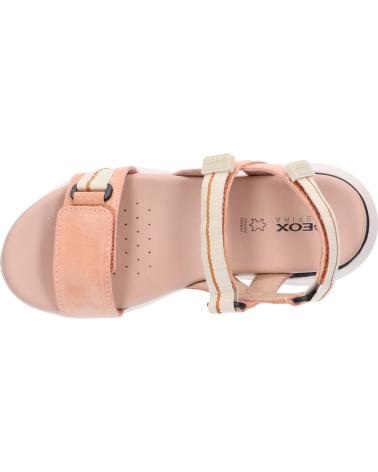 Sandalen für Damen GEOX D35TBB 02011 D SORAPISGRIP C8155 PEACH-BEIGE