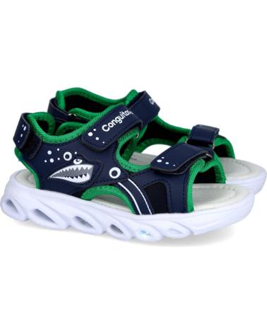 Sandalias CONGUITOS  de Niño NV126002 SANDALIAS CON LUCES  AZUL