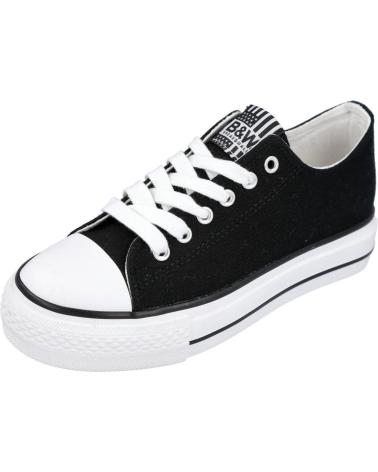 Sportif pour Fille CONGUITOS NV552715 ZAPATILLAS UNISEX BA NEGRO