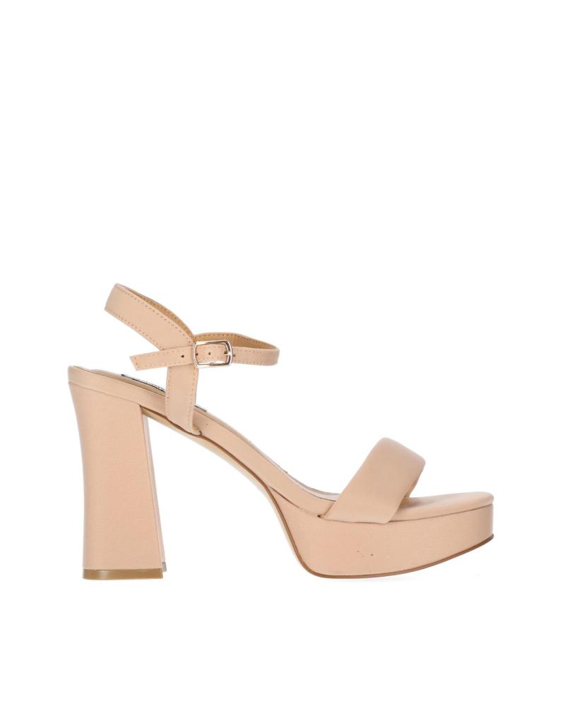 SANDALES À TALON CHIKA10 JOLIE 02 BEIGE BEIG