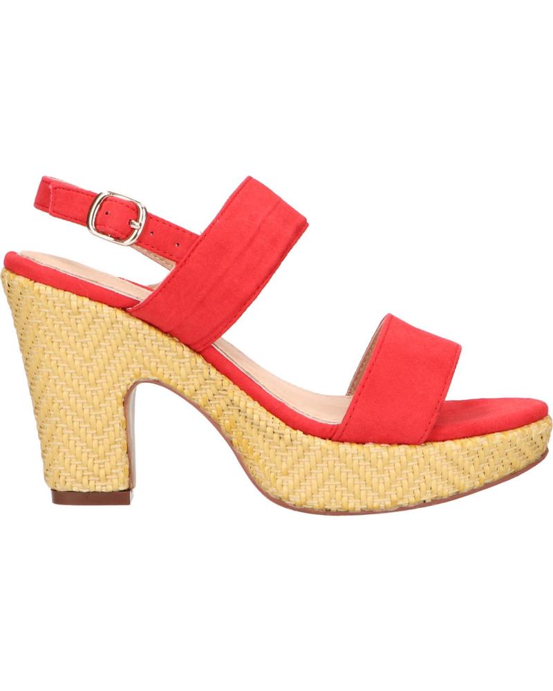 Sandalias MARIA MARE  de Mujer 67452  C3213 AFELPADO ROJO