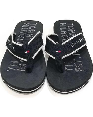 Chanclas de Hombre TOMMY HILFIGER CHANCLA DE DEDO NEGRO