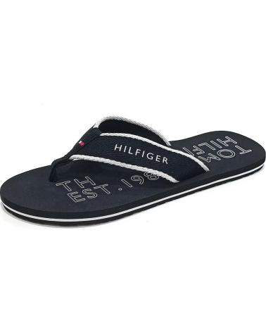 Chanclas de Hombre TOMMY HILFIGER CHANCLA DE DEDO NEGRO