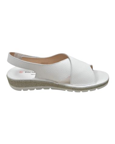 Sandalias de Mujer D`CUTILLAS SANDALIA DE VERANO PARA MUJER PLANTILLA Y FORRO DE PIEL C BLANCO