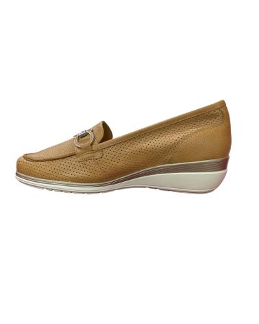 Mocasines de Mujer 24 HORAS MOCASIN PIEL CUERO INDIOS-S CUERO