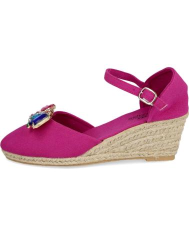 Zapatos de cuña de Mujer L&R SHOES LRQ-8 ALPARGATAS ESPARTO MUJER BUGANVILLA