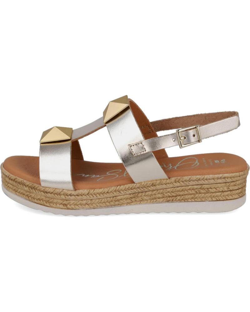 Sandalen OH MY SANDALS  für Damen 5159 SANDALIAS PLANAS MU  CHAMPAGNE