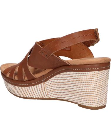 Sandálias de Mulher CLARKS 26171533 ELLERI GRACE TAN LEATHER