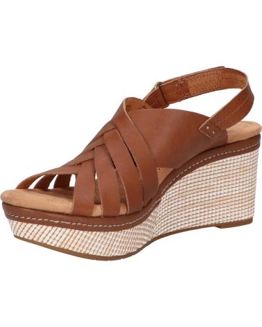 Sandálias de Mulher CLARKS 26171533 ELLERI GRACE TAN LEATHER