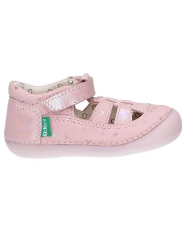 Schuhe KICKERS  für Mädchen 927893-10 SUSHY NUBUCK  132 ROSE CLAIR PLUM