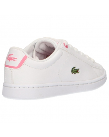 girl and boy Zapatillas deporte LACOSTE 37SUC0012 CARNABY B53 WHITE