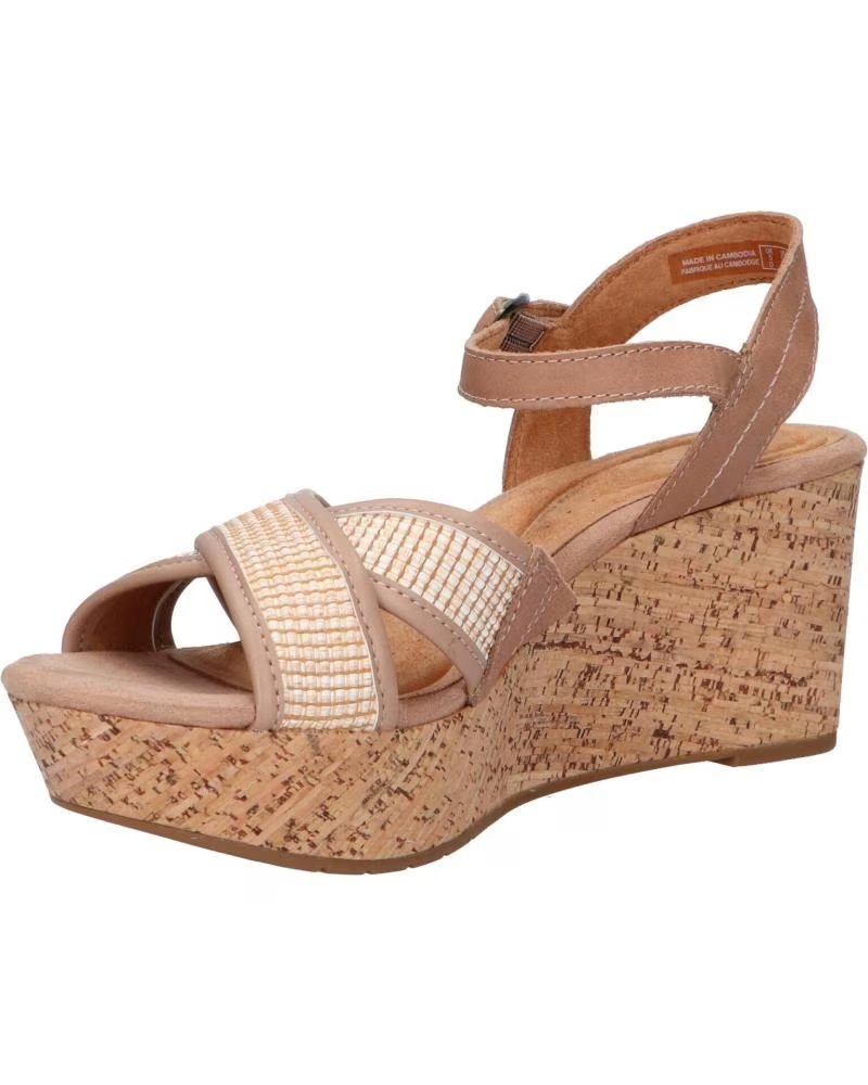Sandali zeppa pelle donna Calvados AS98 - 528093