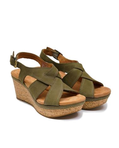 Sandalias de Mujer CLARKS 26171446 ELLERI RAE KAKI