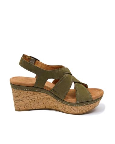 Sandalias de Mujer CLARKS 26171446 ELLERI RAE KAKI