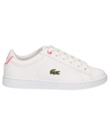 girl and boy Zapatillas deporte LACOSTE 37SUC0012 CARNABY B53 WHITE