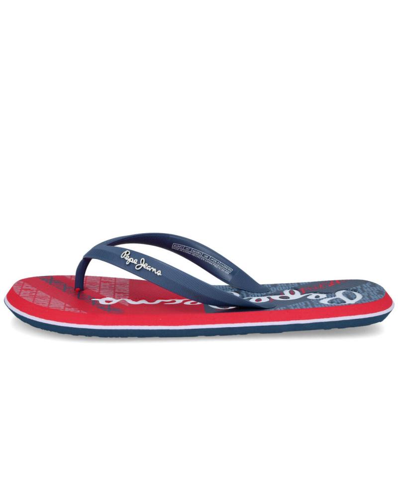 Man Flip flops PEPE JEANS PMS70130 WHALE FLAG ROJO