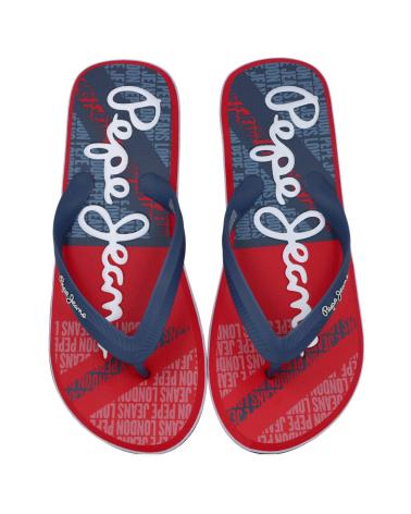 Man Flip flops PEPE JEANS PMS70130 WHALE FLAG ROJO