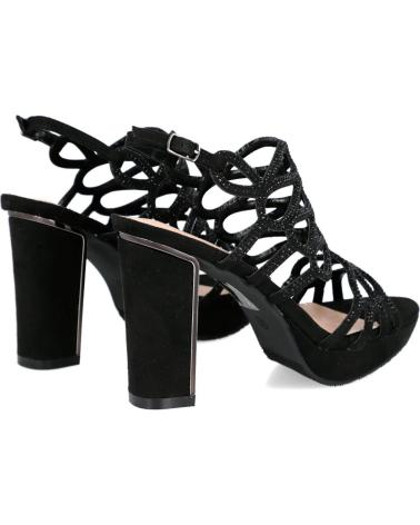 Sandalias de Mujer PRESTIGIO C-438 SANDALIAS TACON MUJER NEGRO