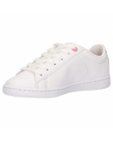 girl and boy Zapatillas deporte LACOSTE 37SUC0012 CARNABY B53 WHITE