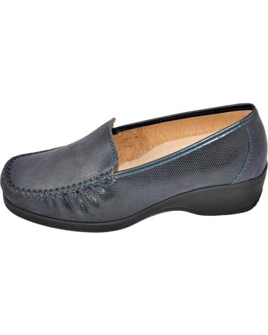 Chaussures LUMEL  pour Femme 2377-4776 PUNTO MOCASIN MUJER PLANTILLA EXTRAIBLE ANC  BLUE