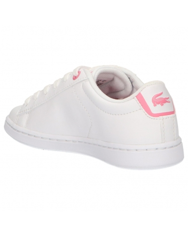 girl and boy Zapatillas deporte LACOSTE 37SUC0012 CARNABY B53 WHITE