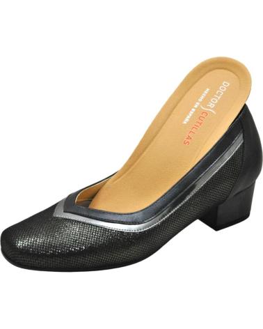 D`CUTILLAS DOCTOR CUTILLAS - ZAPATO CORTE SALON PARA MUJER PLANTILLA NEGRO