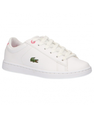 girl and boy Zapatillas deporte LACOSTE 37SUC0012 CARNABY B53 WHITE