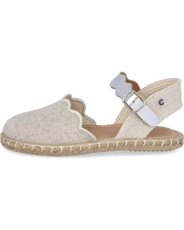 Sandalias de Niña CONGUITOS NV121511 ALPARGATAS ESPARTO N PLATA
