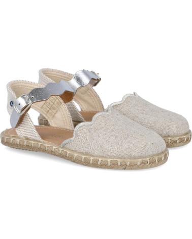 Sandalias de Niña CONGUITOS NV121511 ALPARGATAS ESPARTO N PLATA