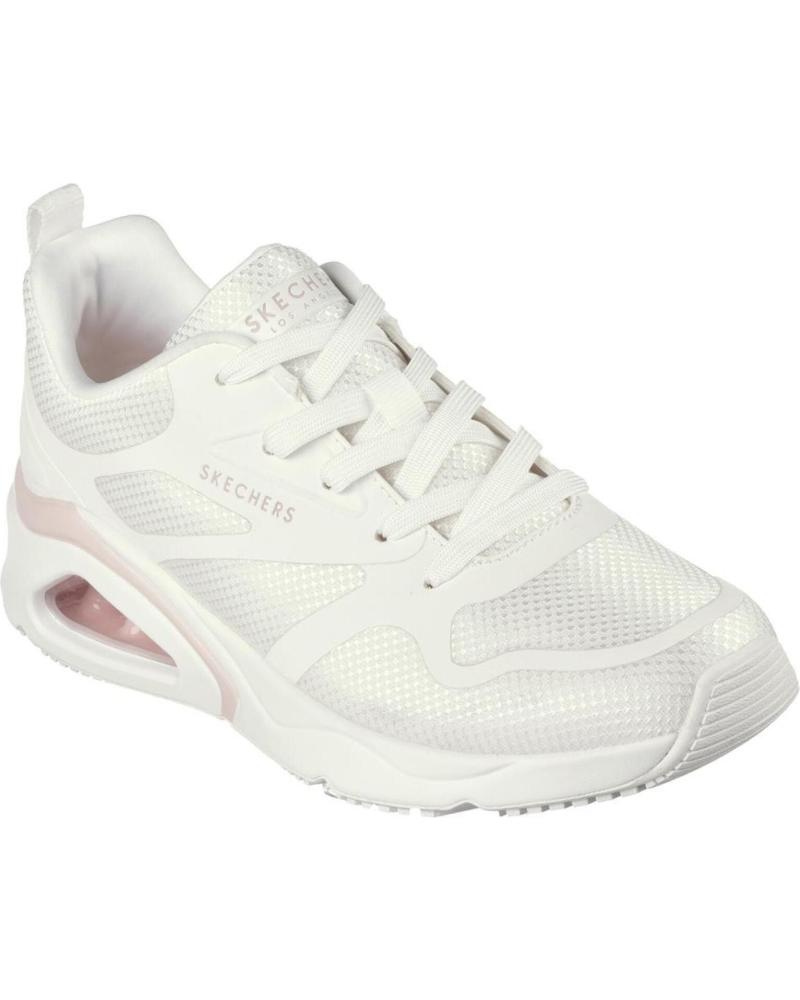 Skechers lace up online sneakers mujer blanco