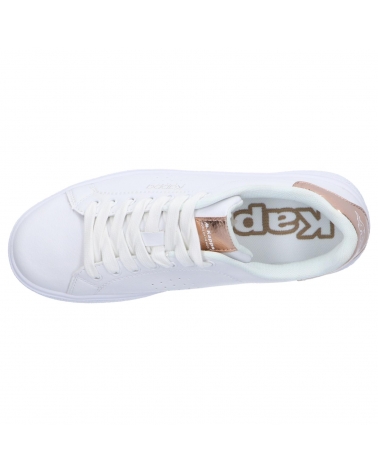 Woman and girl and boy Zapatillas deporte KAPPA 304IX90 SAN REMO 900 WHITE GOLD