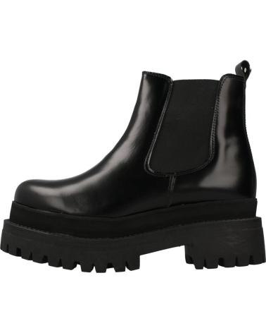 Woman Mid boots YELLOW TRACKED  NEGRO
