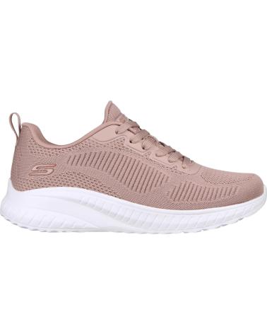 Woman Trainers SKECHERS DEPORTIVA BOBS SQUAD CHAOS - FACE OFF  ROSA