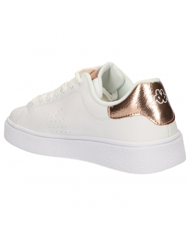 Woman and girl and boy Zapatillas deporte KAPPA 304IX90 SAN REMO 900 WHITE GOLD