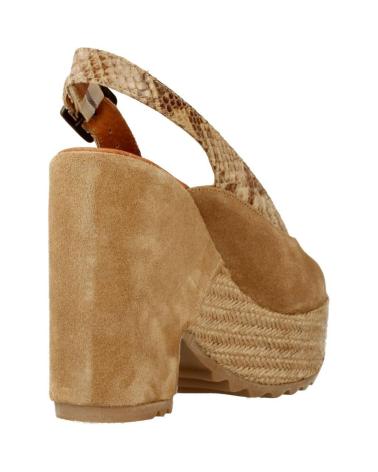 Sapatos de salto de Mulher YELLOW GALA MARRON