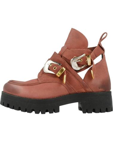Woman Mid boots YELLOW FRICTION  MARRON