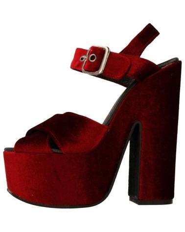 Woman Sandals YELLOW SILK BURDEOS