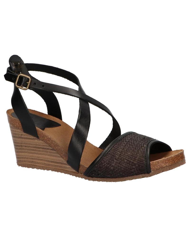 Sand lias De Mujer KICKERS 419304 50 SPAGNOL 81 NOIR RAFIA