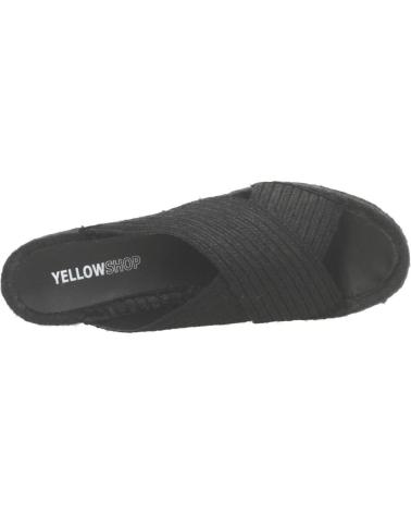 Woman Sandals YELLOW CLOSE NEGRO