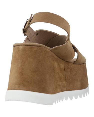 Sandales pour Femme YELLOW DAY OFF MARRON