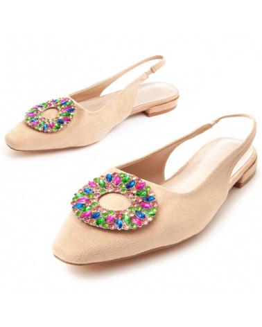 Woman Flat shoes MONTEVITA BALLERY7 TAUPE