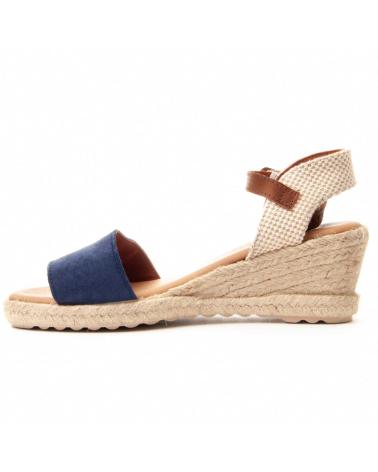 Sandalias de Mujer PURAPIEL ESPARPIEL BLUE