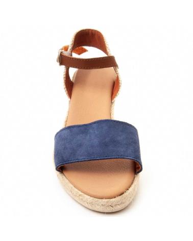 Sandalias de Mujer PURAPIEL ESPARPIEL BLUE